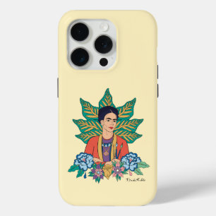 Frida Kahlo Colourful Floral Graphic iPhone 15 Pro Case