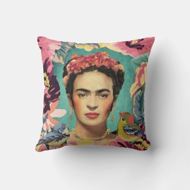 frida kahlo cushion (Back)