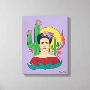 Frida Kahlo Desert Graphic Canvas Print