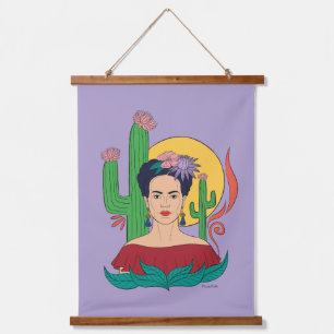 Frida Kahlo Desert Graphic Hanging Tapestry