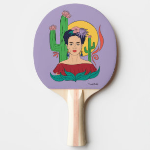 Frida Kahlo Desert Graphic Ping Pong Paddle