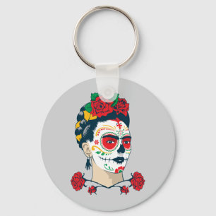Frida Kahlo   El Día de los Muertos Key Ring