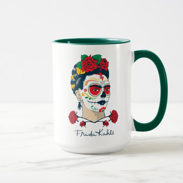 Frida Kahlo | El Día de los Muertos Mug (Right)