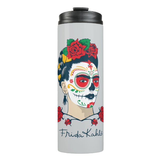 Frida Kahlo | El Día de los Muertos Thermal Tumbler (Front)