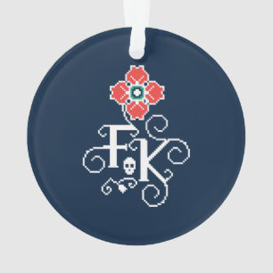 Frida Kahlo   Floral Tribute Ornament