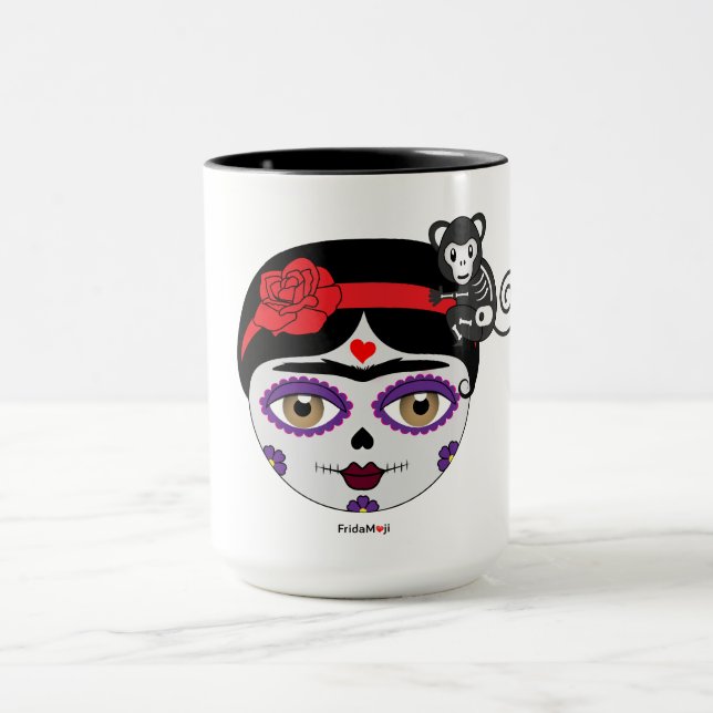Frida Kahlo | FridaMoji - Day of the Dead Mug (Center)