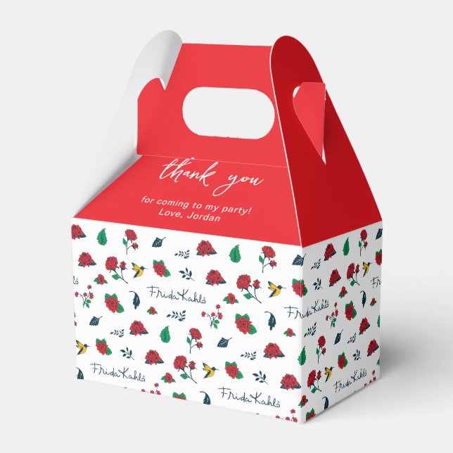 Frida Kahlo | Heart of Mexico Favour Box (Front Side)