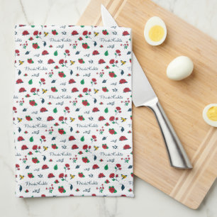 Frida Kahlo Heart of Mexico Tea Towel