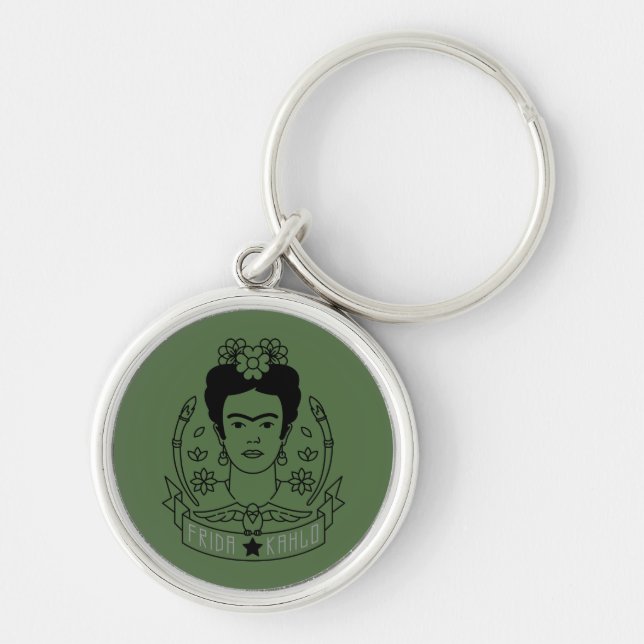 Frida Kahlo | Heroína Key Ring (Front)