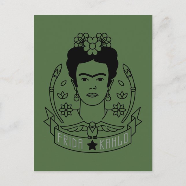 Frida Kahlo | Heroína Postcard (Front)