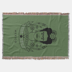 Frida Kahlo Heroína Throw Blanket