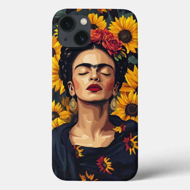 "Frida Kahlo-Inspired Customisable Phone Case - Ar (Back)