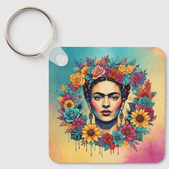 Frida Kahlo Key Ring (Front)