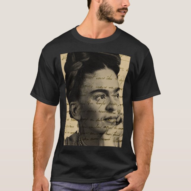 Frida Kahlo Letters Classic T-Shirt Essential T-Sh (Front)
