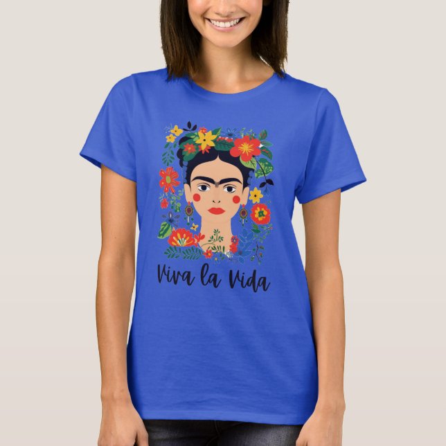 Frida Kahlo Mexican Artist Feminist LatinaX  T-Shirt (Front)