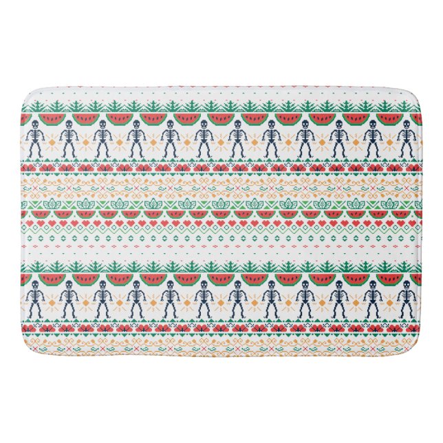 Frida Kahlo | Mexican Graphic Bath Mat (Front)