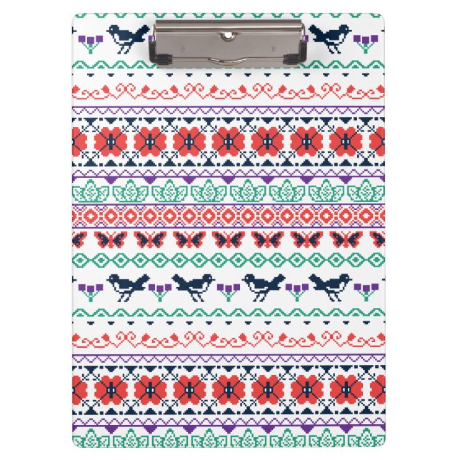 Frida Kahlo | Mexican Pattern Clipboard (Front)