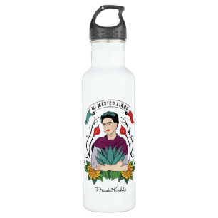 Frida Kahlo   Mi Mexico Lindo 710 Ml Water Bottle