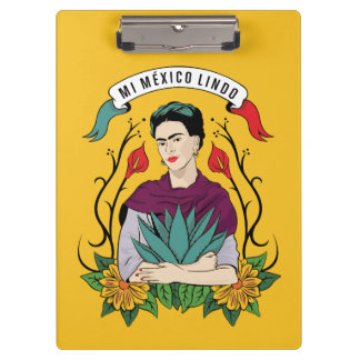 Frida Kahlo | Mi Mexico Lindo Clipboard