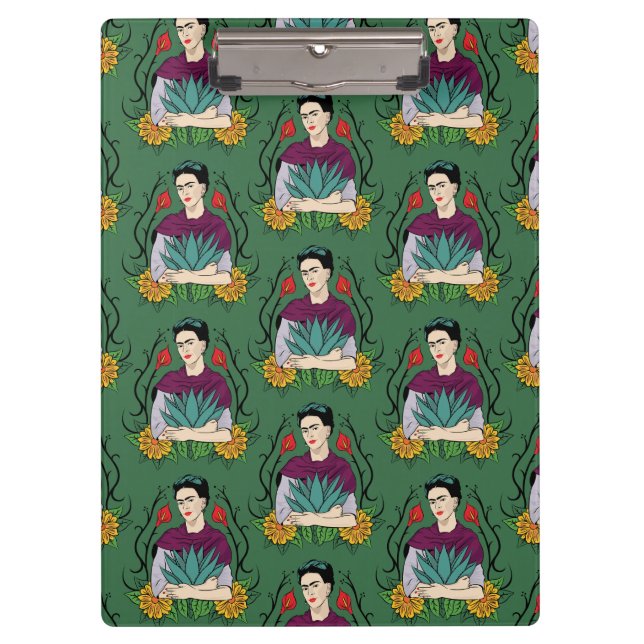 Frida Kahlo | Mi Mexico Lindo Pattern Clipboard (Front)