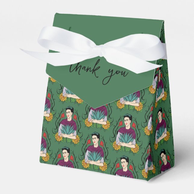 Frida Kahlo | Mi Mexico Lindo Pattern Favour Box (Front Side)