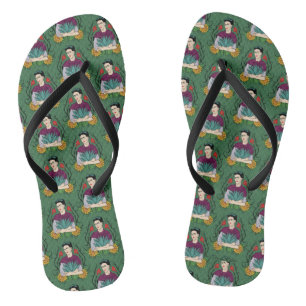 Frida Kahlo   Mi Mexico Lindo Pattern Jandals