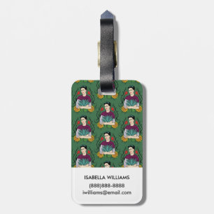 Frida Kahlo Mi Mexico Lindo Pattern Luggage Tag