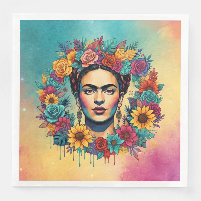 Frida Kahlo Napkin (Front)