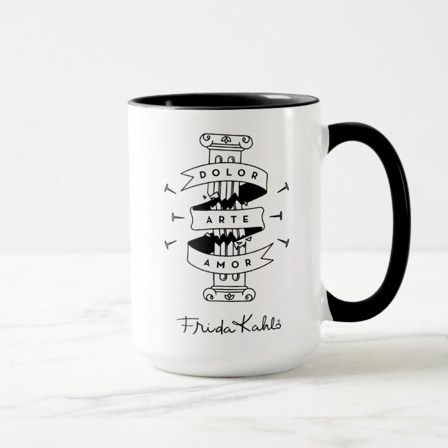 Frida Kahlo | Pain Art Love Mug (Right)