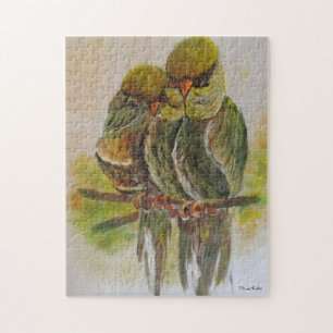 Frida Kahlo Painted Birds Jigsaw Puzzle