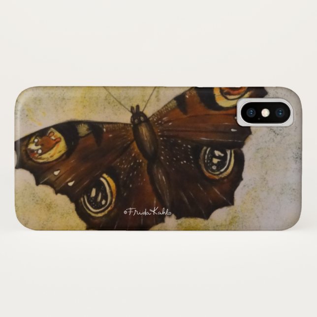 Frida Kahlo Painted Butterfly Case-Mate iPhone Case (Back (Horizontal))