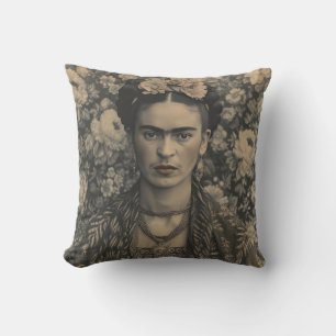 Frida Kahlo Pillow, Cushion, Frida Decor Cushion