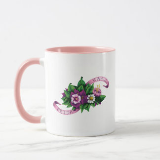 Frida Kahlo | Purple Floral Bouquet Mug