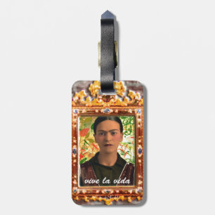 Frida Kahlo Reflejando Luggage Tag
