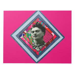 Frida Kahlo Retro Denim Diamond Notepad