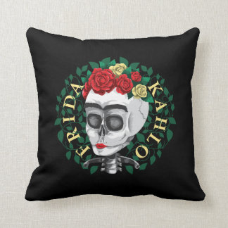 Frida Kahlo | Skull with Rose Crown Cushion