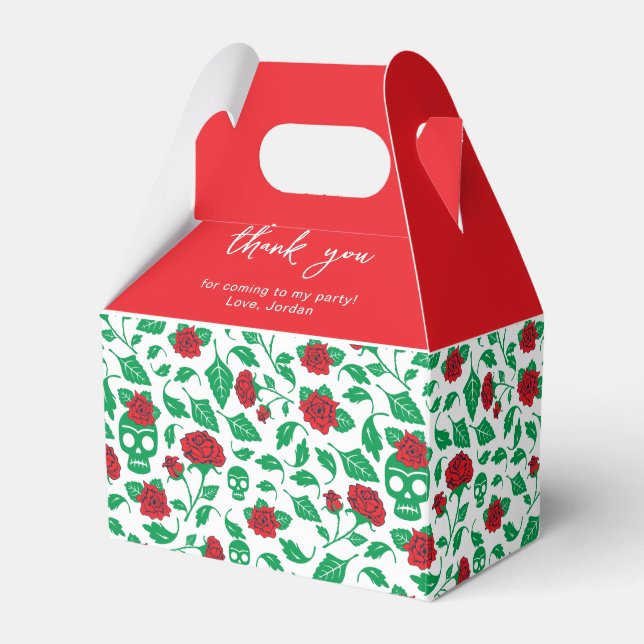Frida Kahlo | Skulls & Roses Favour Box (Front Side)