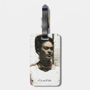 Frida Kahlo Textile Portrait Luggage Tag