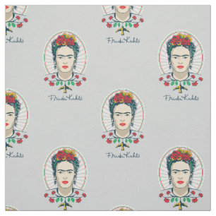 Frida Kahlo Vintage Floral Fabric