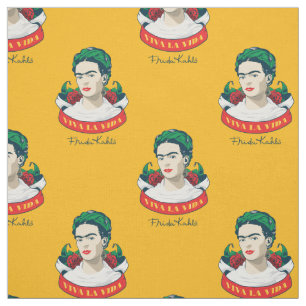 Frida Kahlo Viva la Vida Fabric