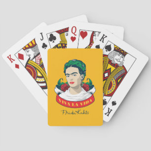 Frida Kahlo Viva la Vida Playing Cards