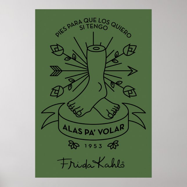 Frida Kahlo | Wings to Fly Poster (Front)