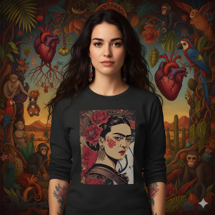 Frida Reloaded – InkPunk Rebel Art Tee