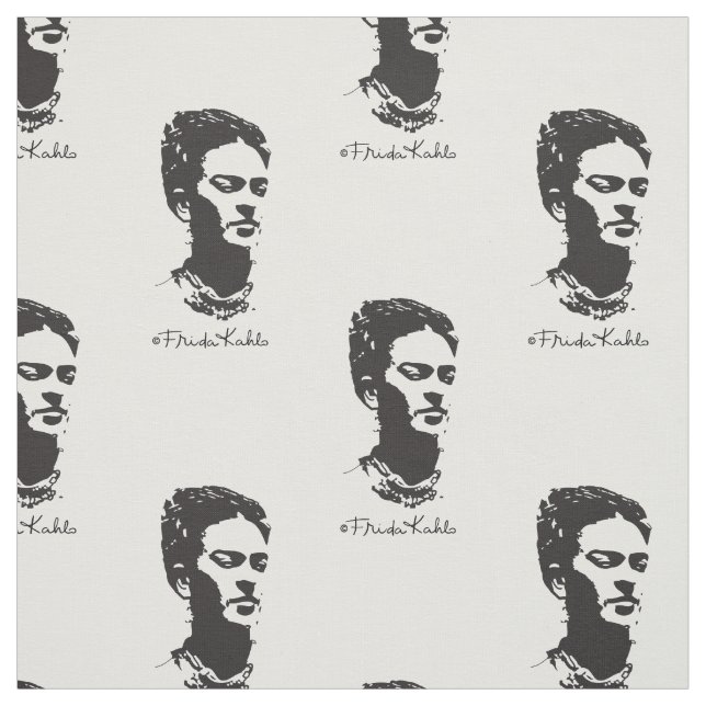 Frida Shadow Portrait Fabric (Swatch)