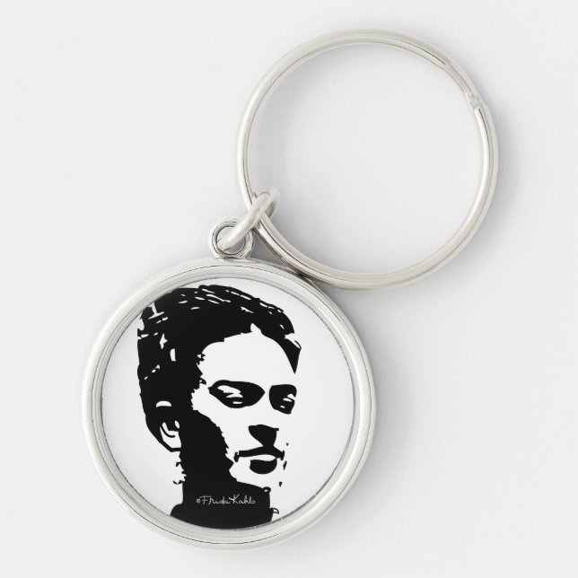 Frida Shadow Portrait Key Ring (Front)