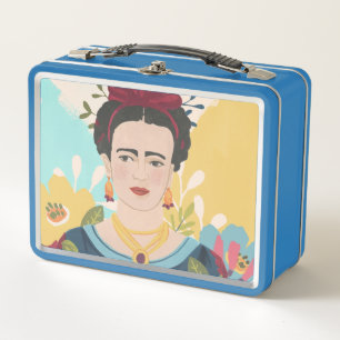 Frida's Garden Collection Metal Lunch Box