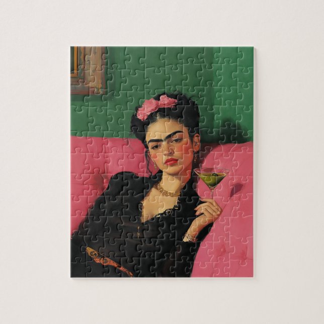Frida's Martini Jigsaw Puzzle (Vertical)