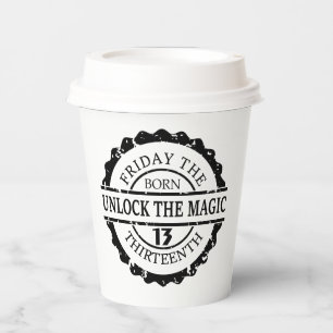 Friday 13th paper cups