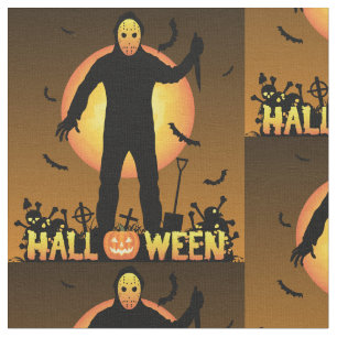 friday 13th zombie fabric