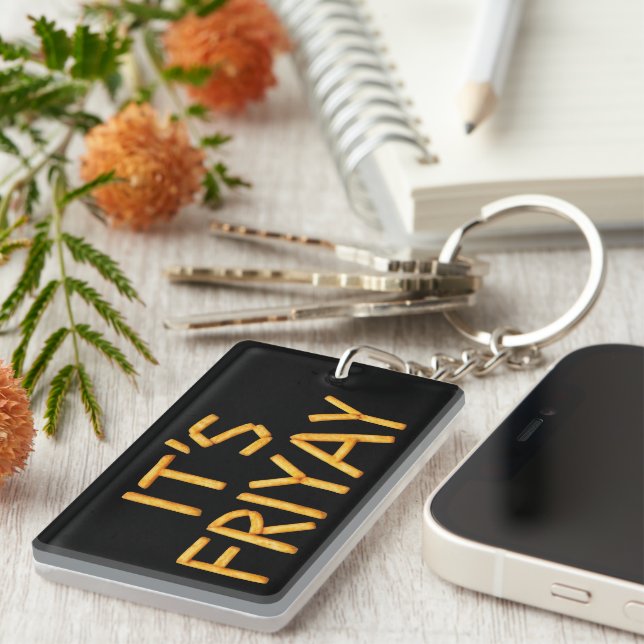 Friday Fries Key Ring (Front Right)
